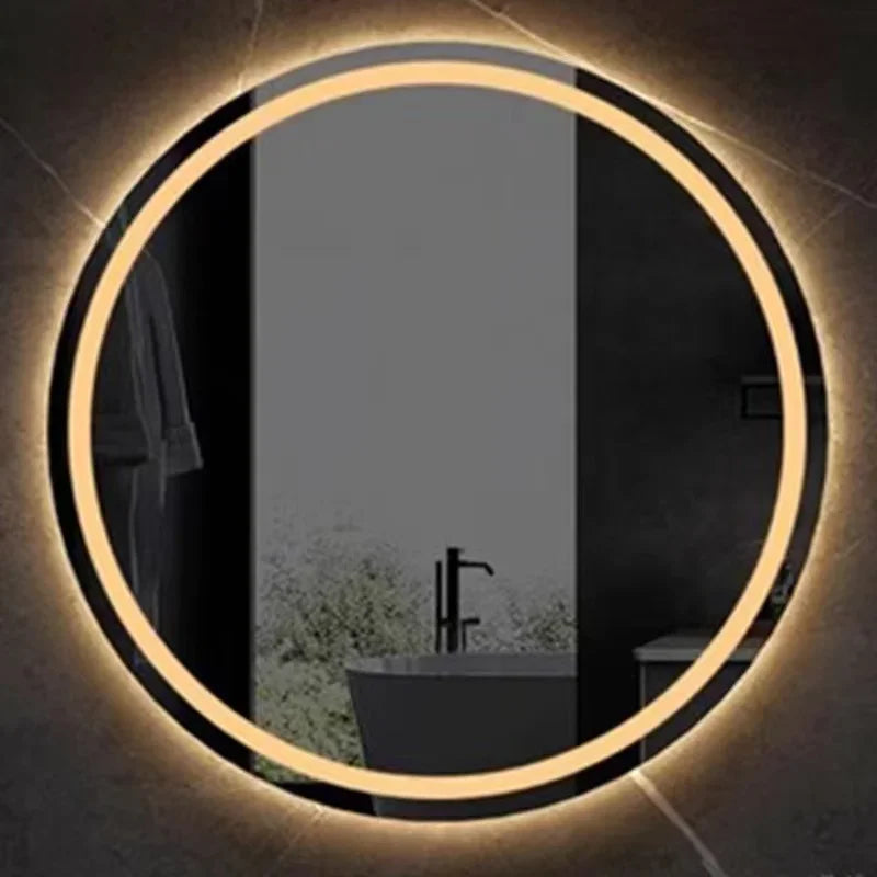 Lansyco Smart Makeup Mirror Wall Tri Color Touch Fog Removal