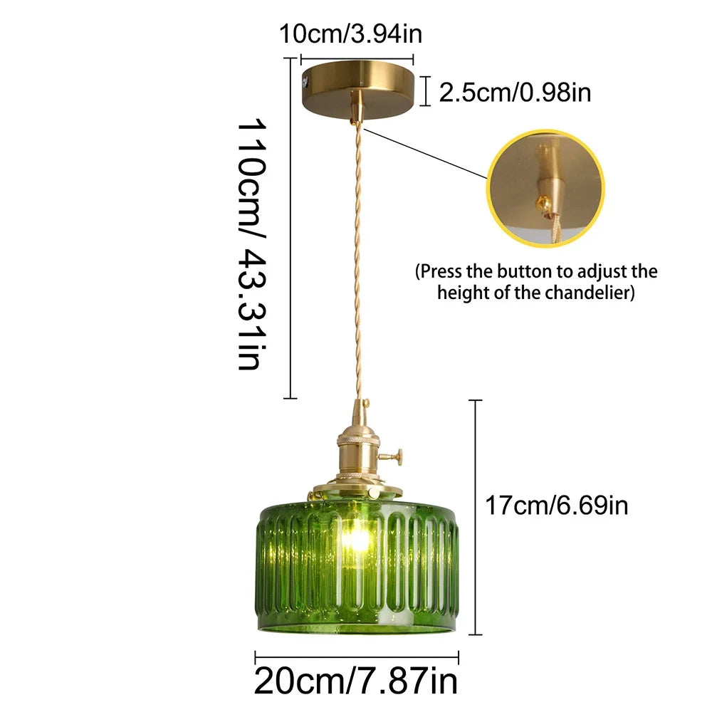 VETRULUSBullb LED Crystal Pendant Light Chandelier Modern