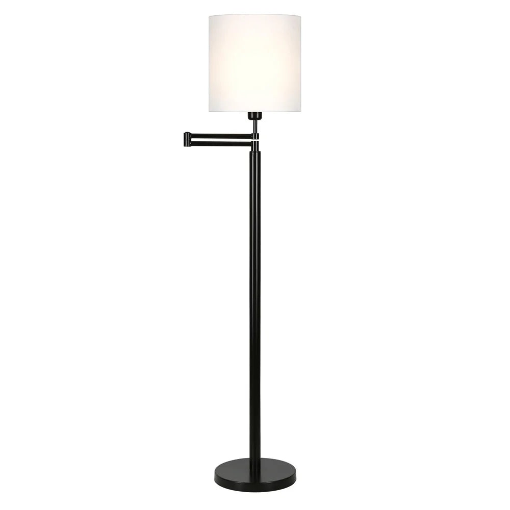 Neet Designs Emporium Modern Floor Lamp With Fabric Shade