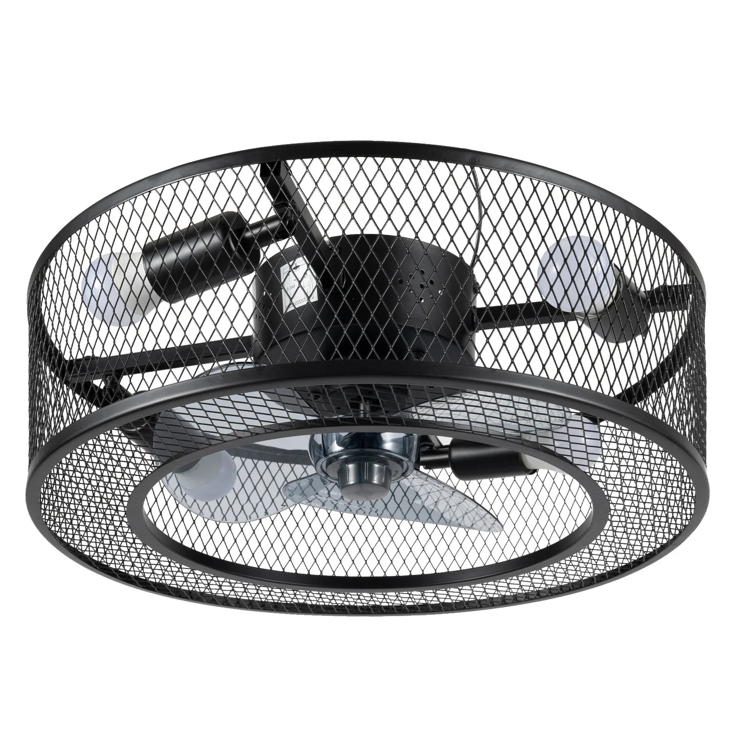 Neet Designs Emporium Caged Ceiling Fan Light Kit Remote