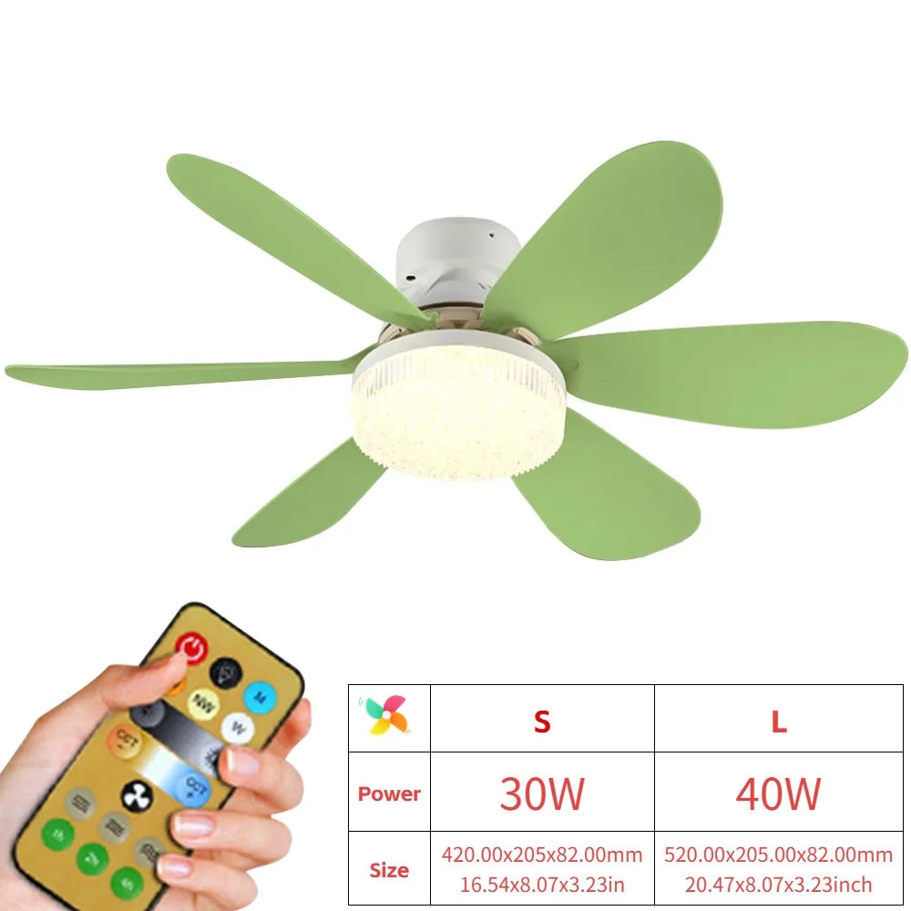 Hign Concerned Ceiling Fan With Remote And LED Light