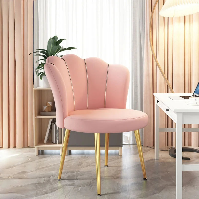 Minimalist Modern Makeup Dressing Chair With Backrest