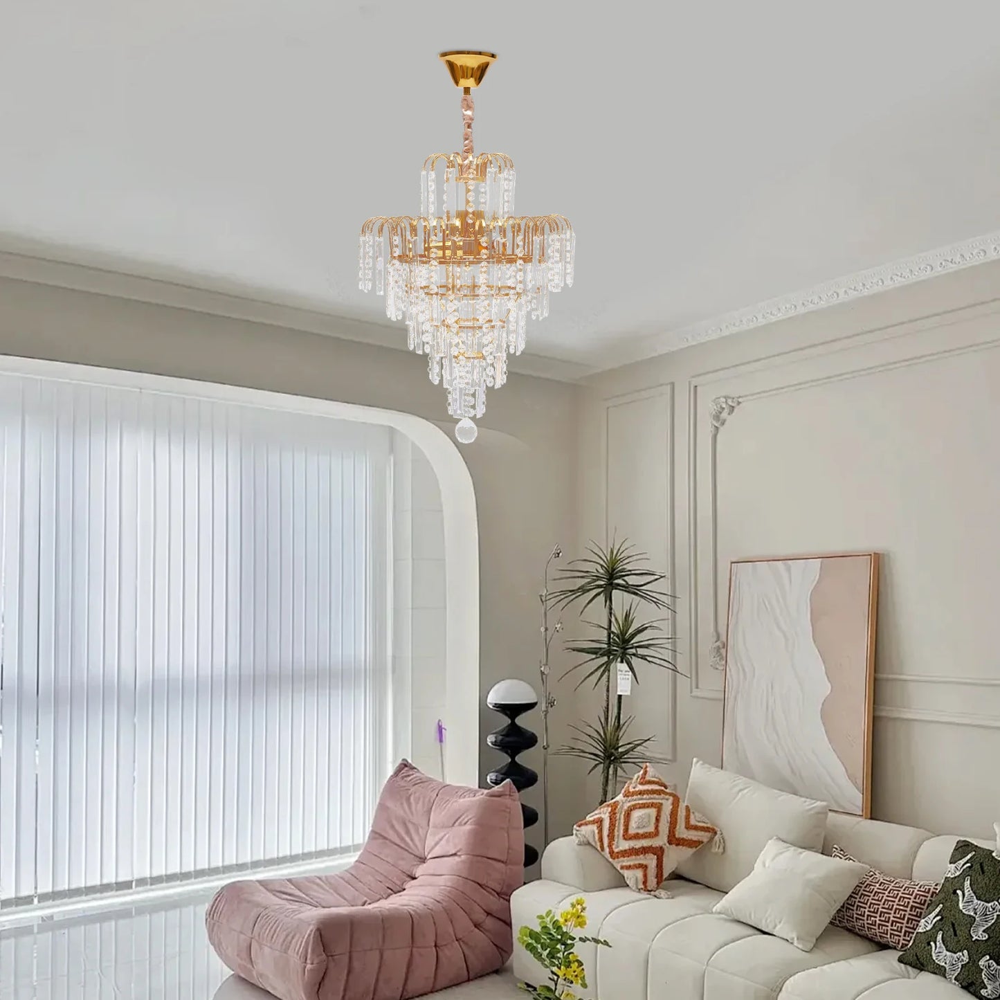 Luxury Crystal Chandelier Ceiling Pendant Light Fixture