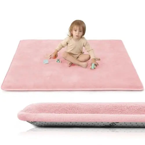 Huloo Sleep Solid Non-Slip Living Room Foam Play Mat Rug