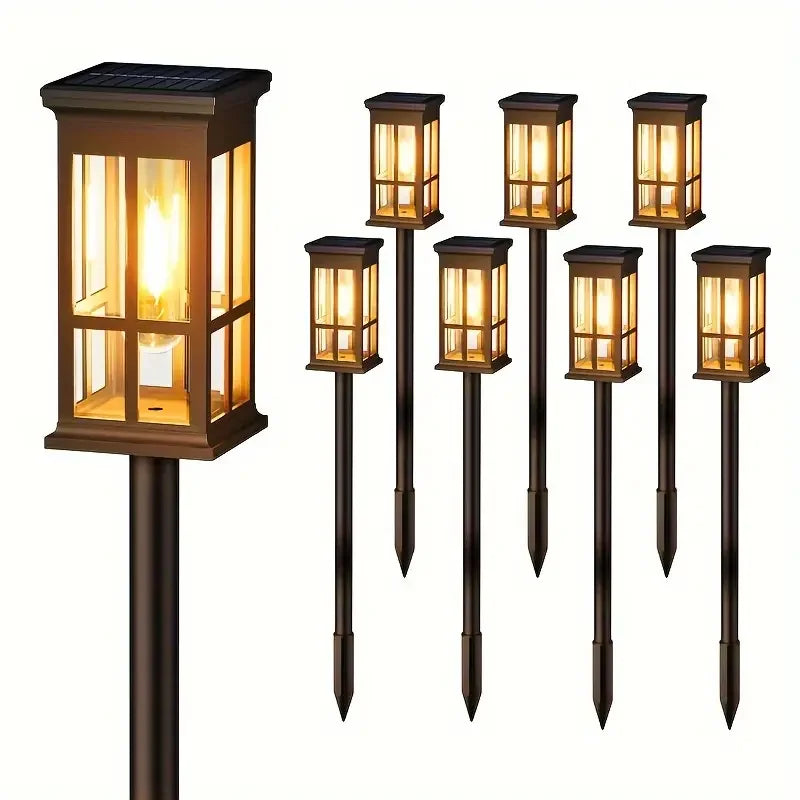 KPSTEK Solar Pathway Lights 2 6 8 Pack Bright Patio