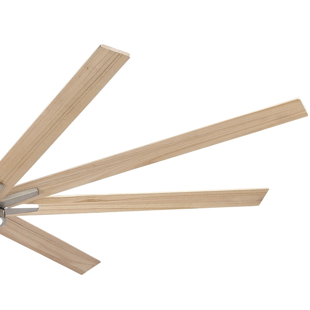 Lowe Profile Brushed Nickel Ceiling Fan with Light and ETL Certification