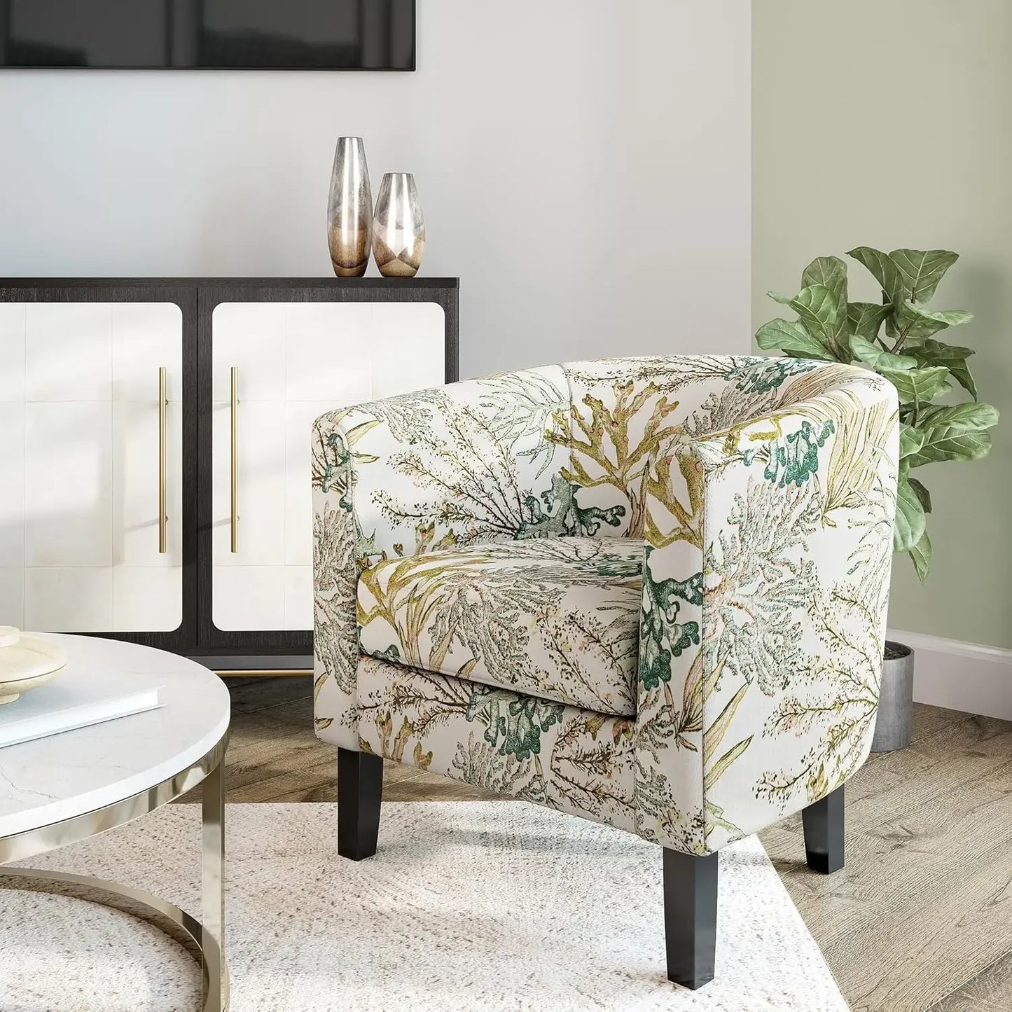 General Barrel Club Tub Accent Chairs For Living Room