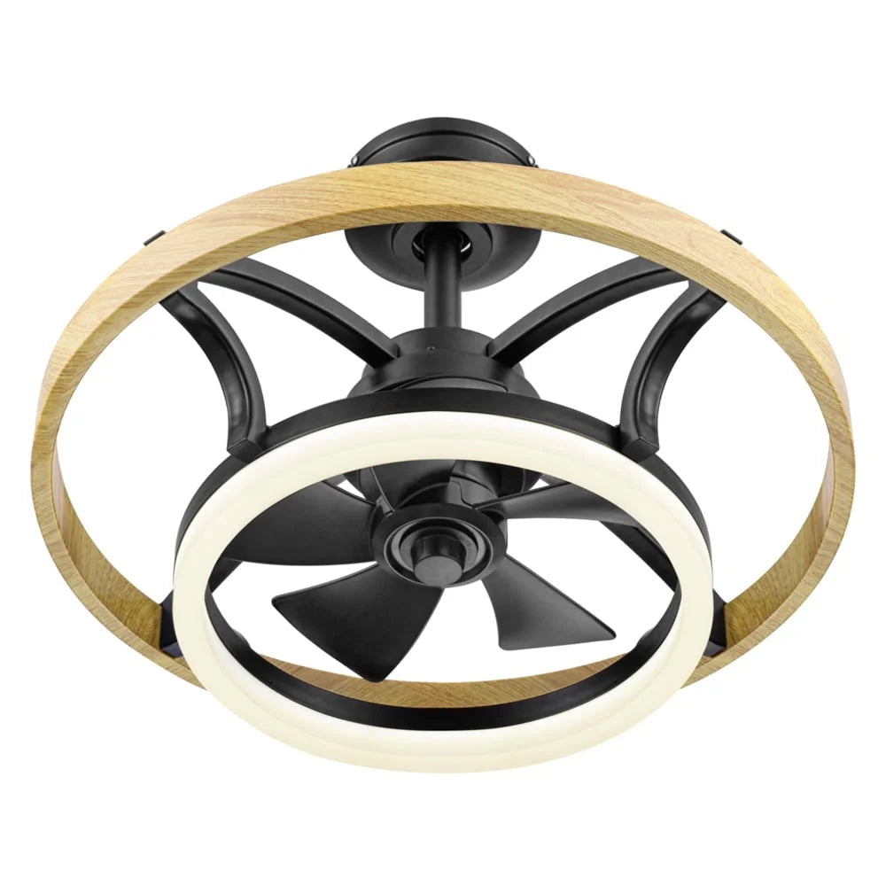 XMSJ Indoor Ceiling Fan Remote Control LED Dimmable Light