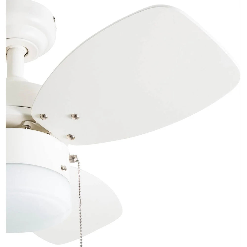 XMSJ Indoor Ceiling Fan With Light Remote Control Quiet
