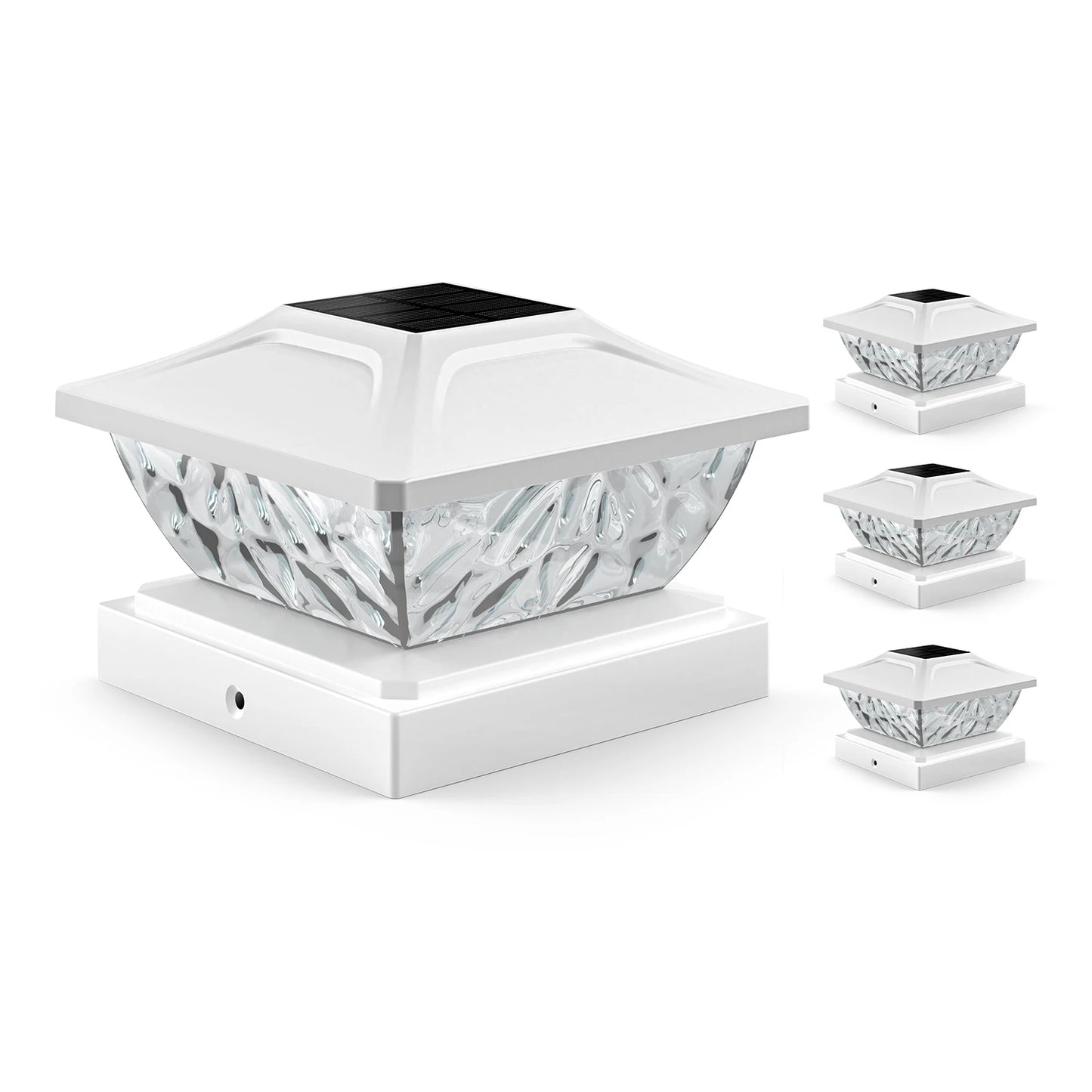 KPSTEK Solar Post Lights 2 Mode Bright Deck Garden Lighting