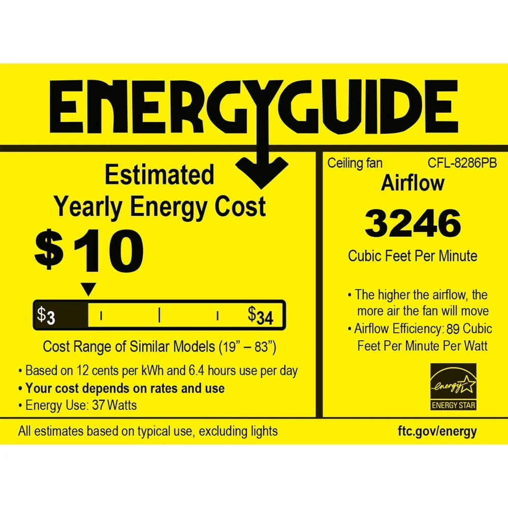 XMSJ Crystal Ceiling Fan With Light Kit Reversible Blades