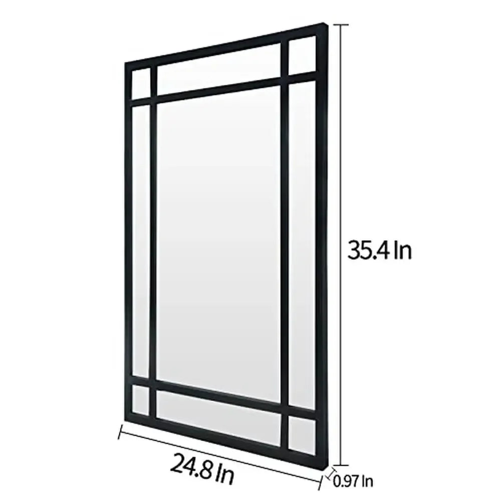 Dutrieux Rectangular Decorative Wall Mirror Premium Reflective Accent