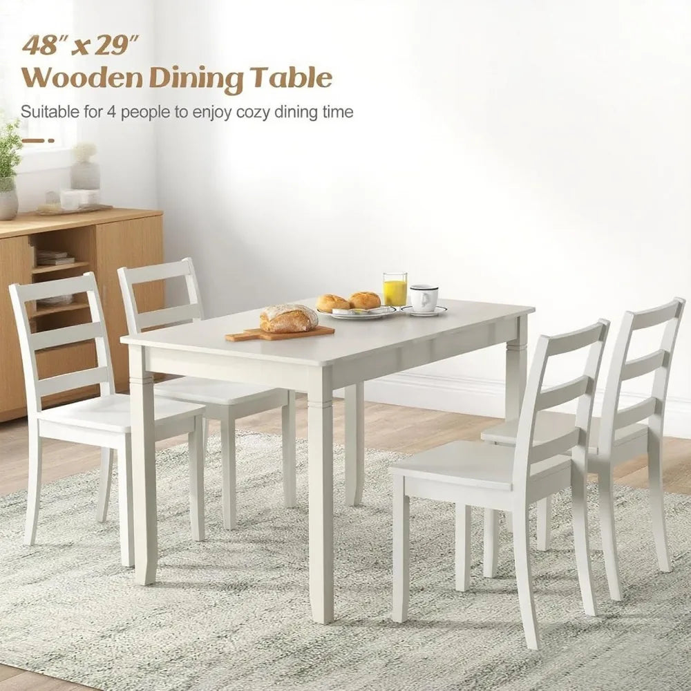 Angduo Modern Rectangular Kitchen Table For Small Spaces