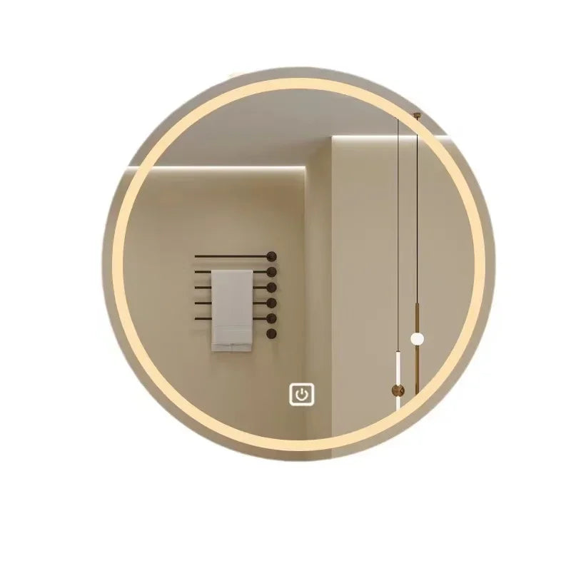 Lansyco Smart Makeup Mirror Wall Tri Color Touch Fog Removal