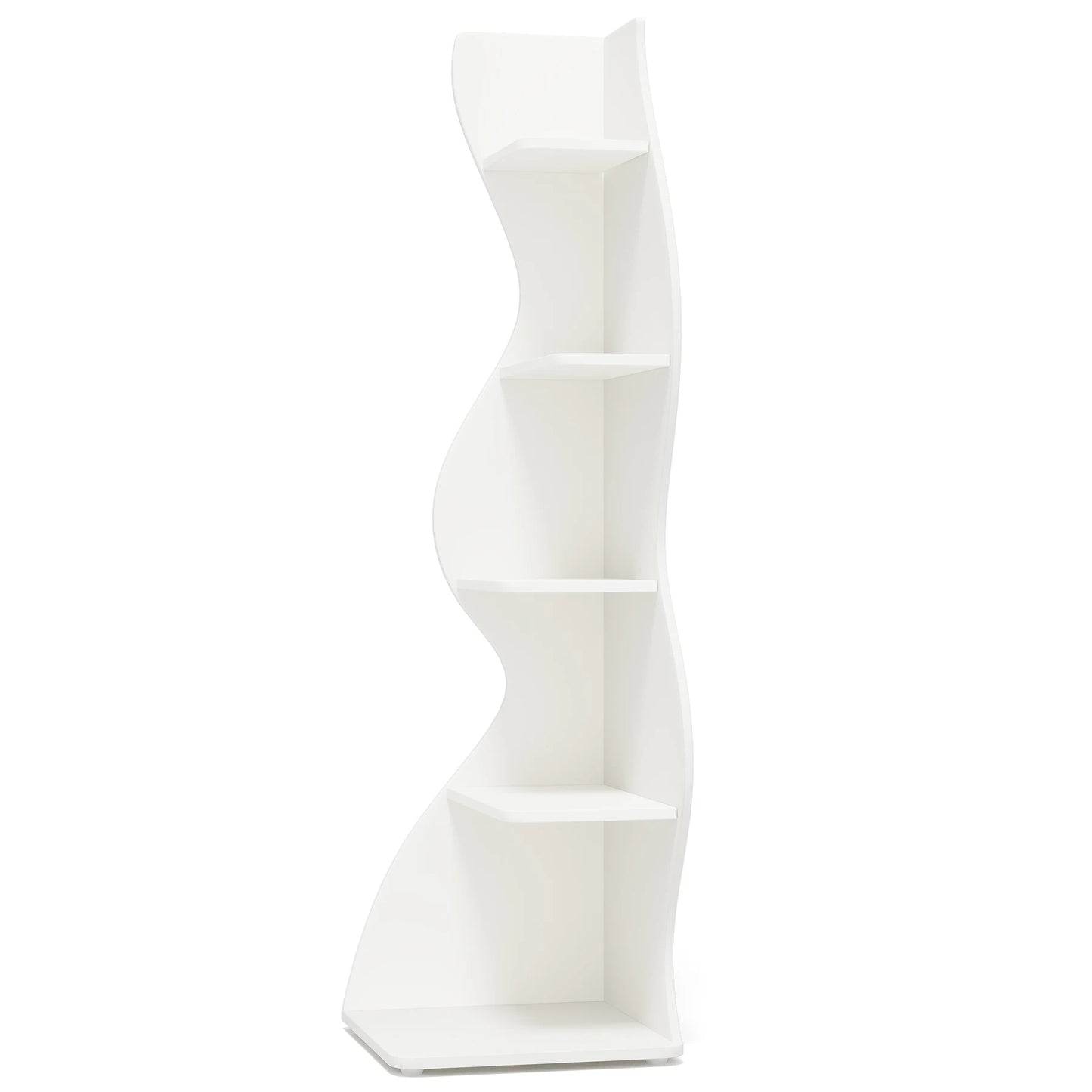 Tribesigns Corner Shelf Modern 5 Tier Bookshelf Plant Stand