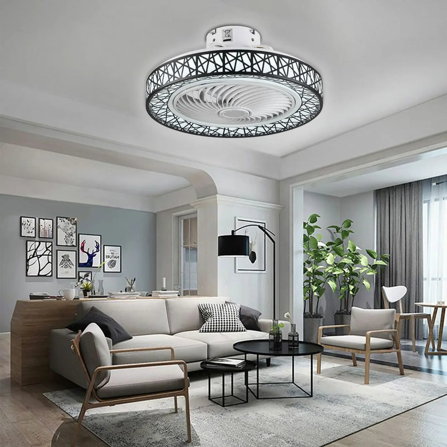 Hign-concerned LED Dimmable Ceiling Fan With Remote