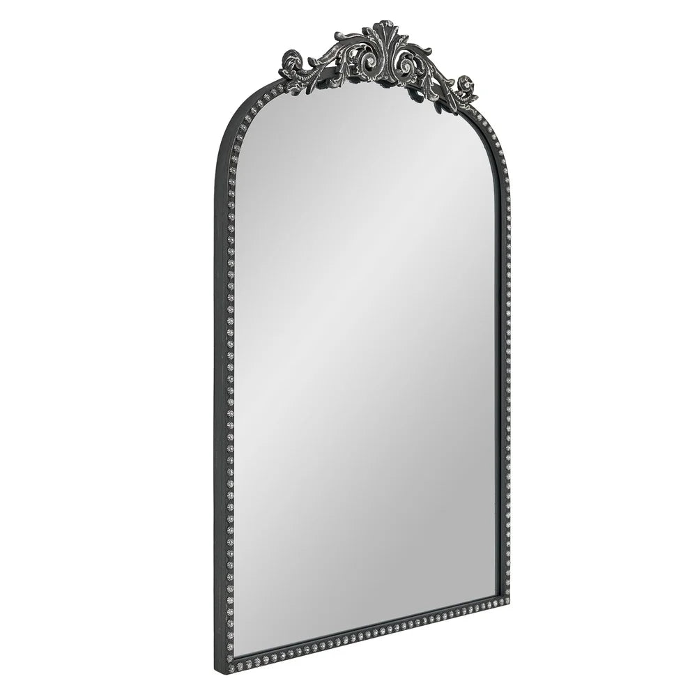 DUTRIEUX Filigree Arch Metal Wall Mirror Floral Design
