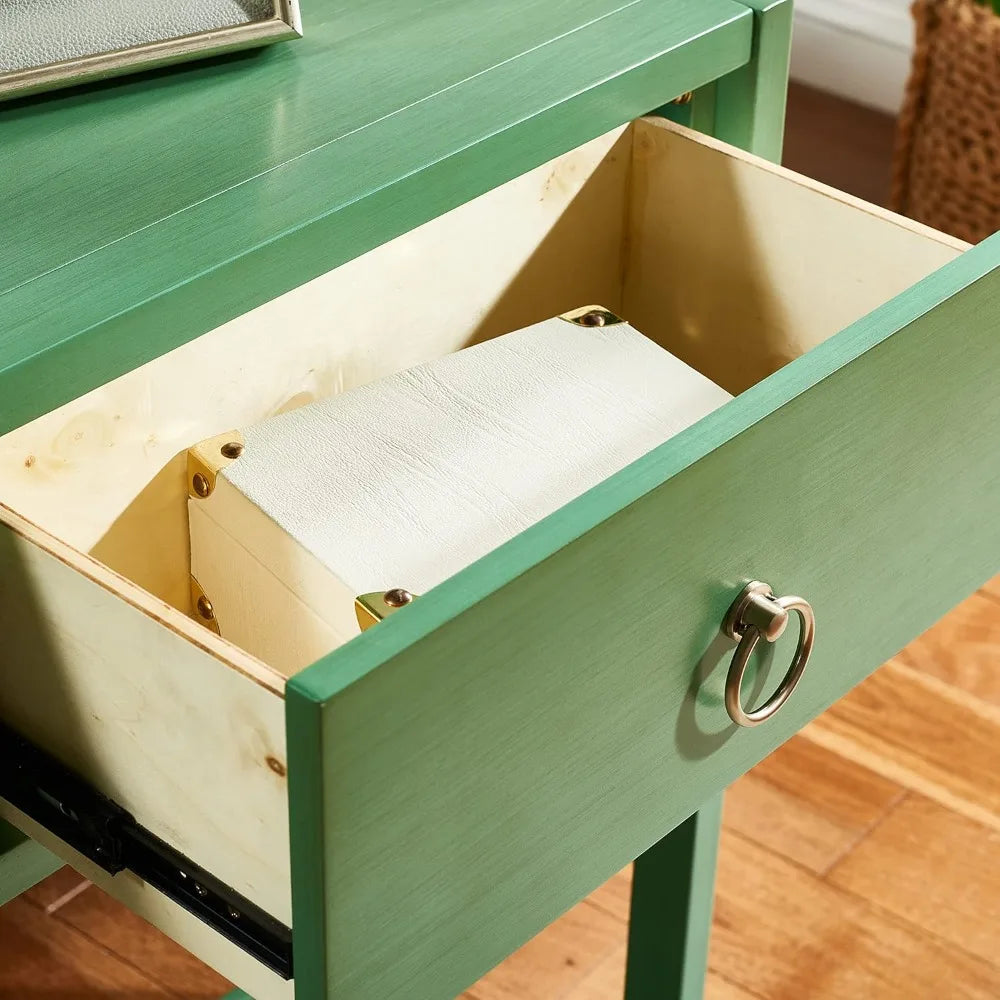 Sadie Modern Console Table With Two Drawers Fully Assembled