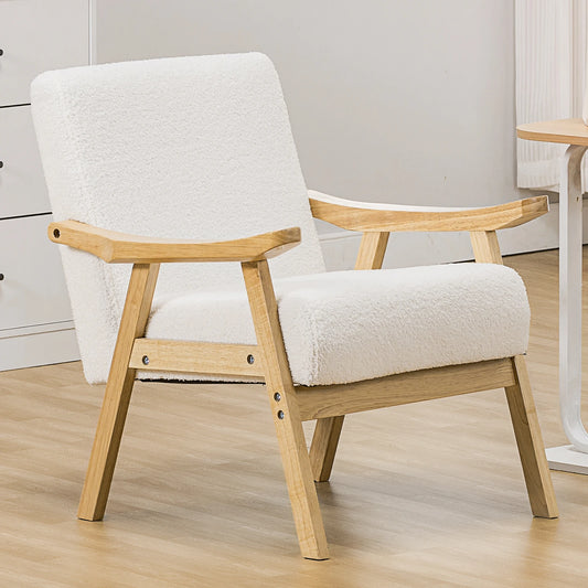 COMHOMA Mid Century Accent Chair Upholstered Armchair