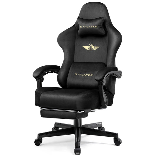 GTPLAYER Fabric Gaming Chair With Pocket Spring Cushion