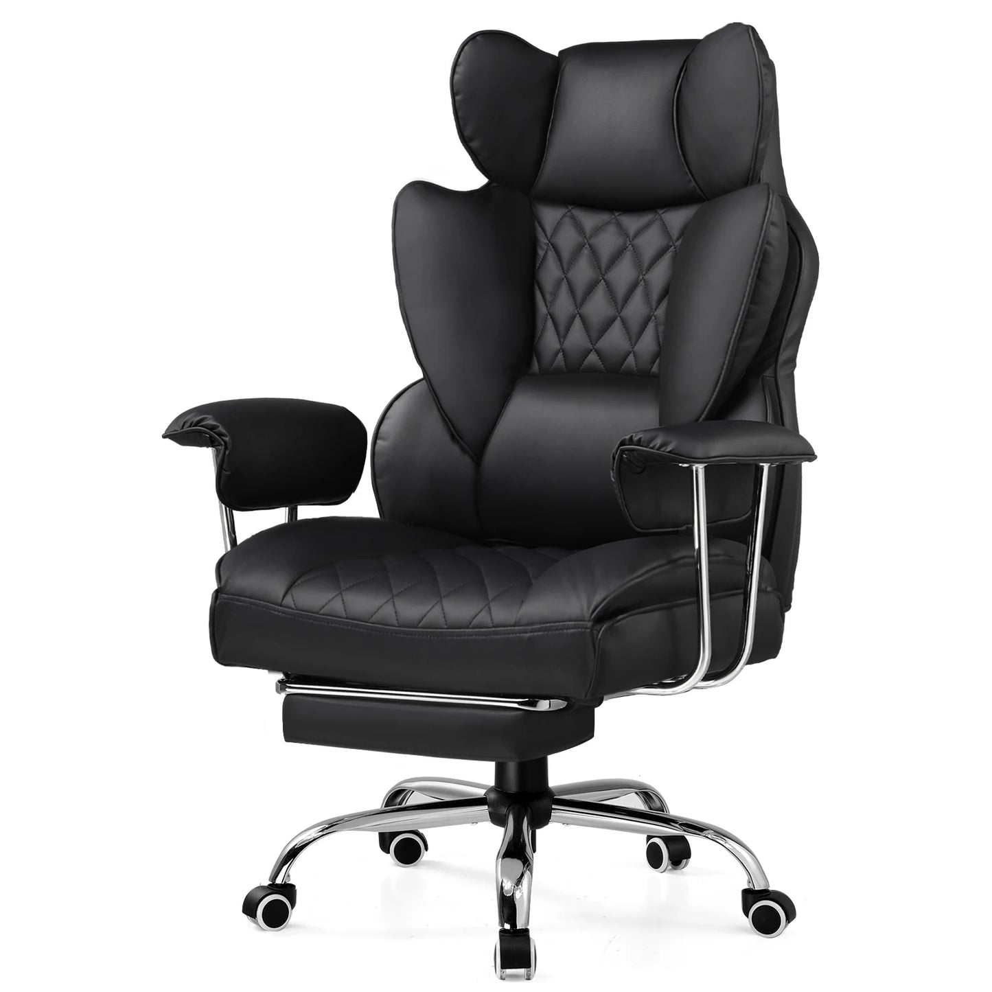 COMHOMA Big And Tall Ergonomic Gaming Chair With Footrest