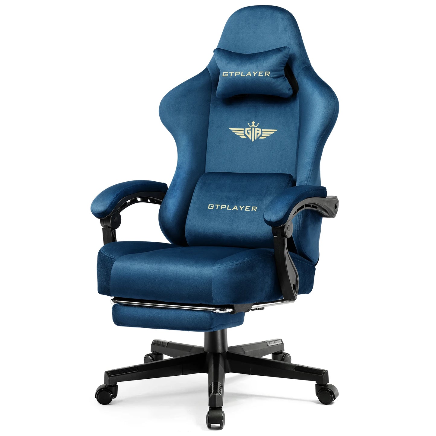 GTPLAYER Fabric Gaming Chair With Pocket Spring Cushion