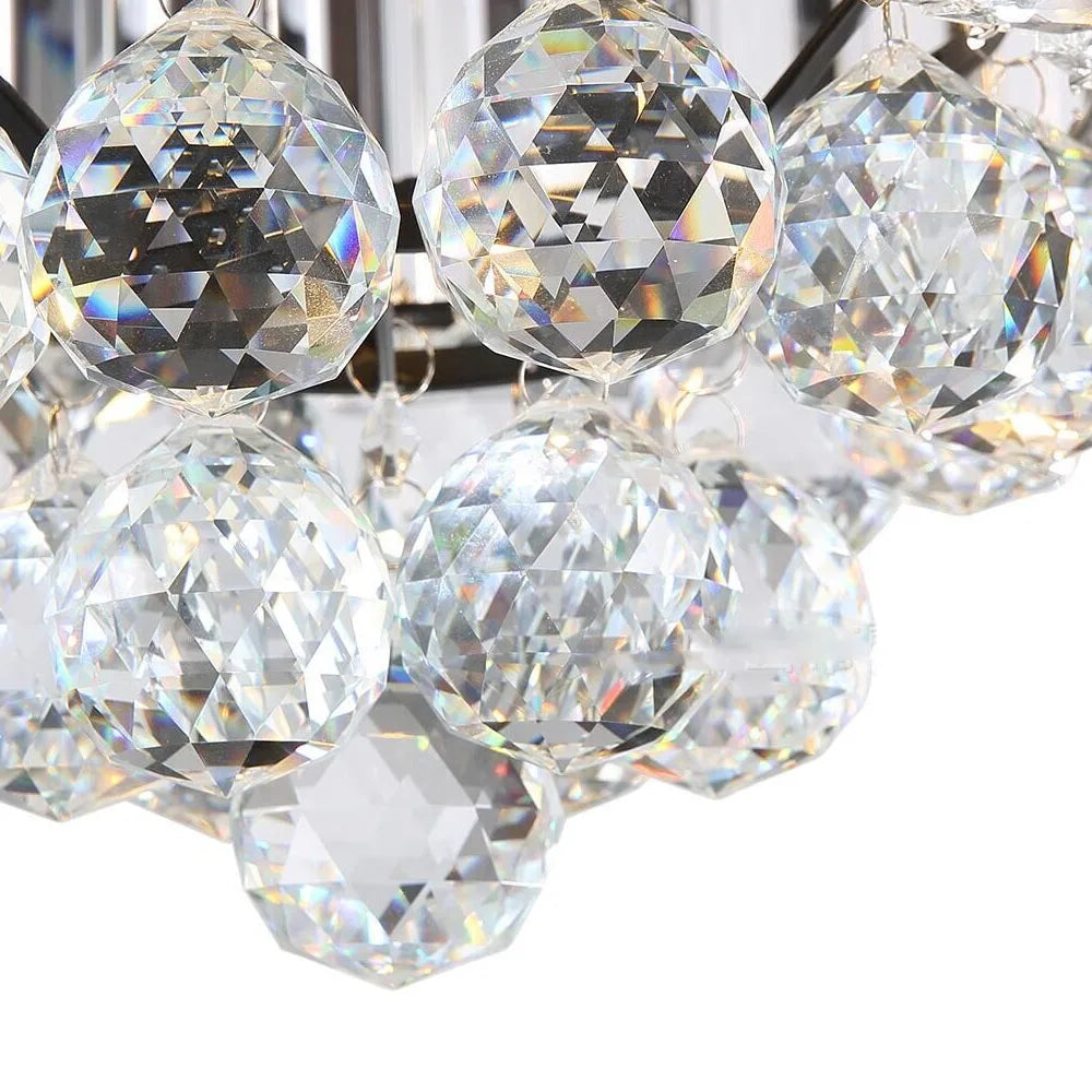 Veldwind Crystal Ceiling Fan With Light Remote Control