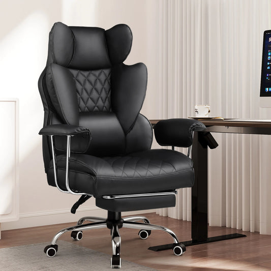 COMHOMA Big And Tall Ergonomic Gaming Chair With Footrest