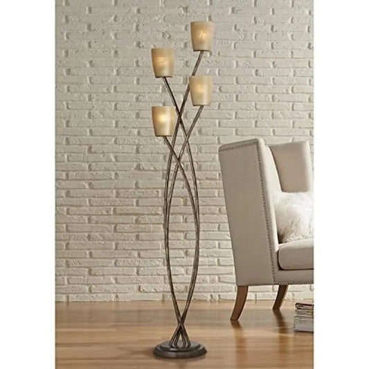 XMSJ Contemporary Floor Lamp 4 Light Vine Design Trend