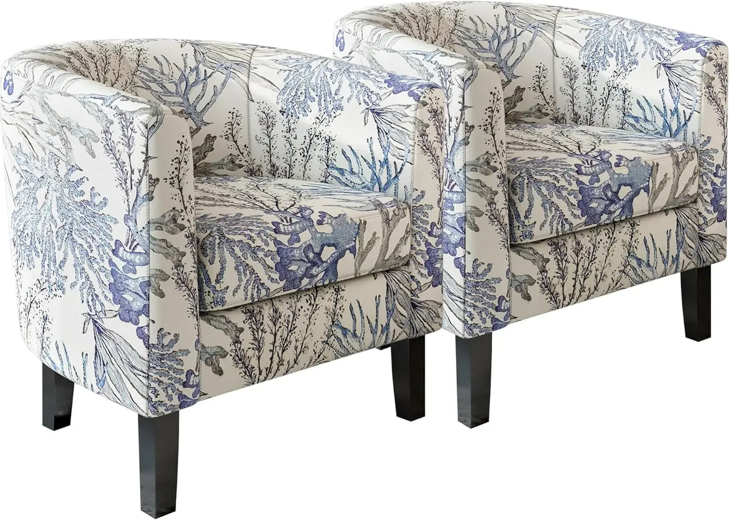 General Barrel Club Tub Accent Chairs For Living Room