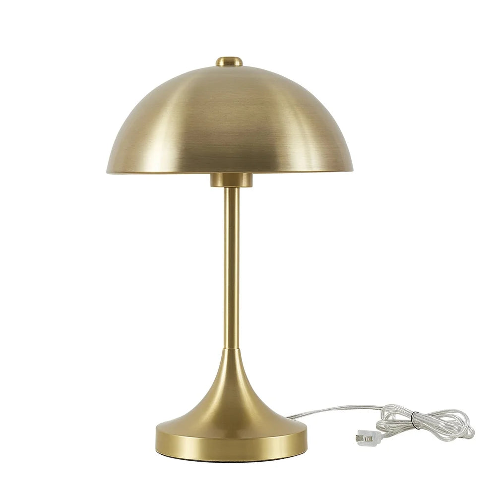 XMSJ Brass Touch On Off Dome Table Lamp Accent Lighting