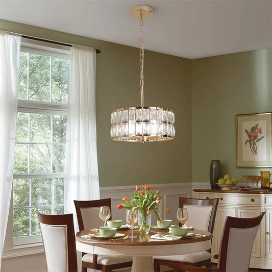 Vetrulus Crystal Pendant Light Chandelier Modern Lamp