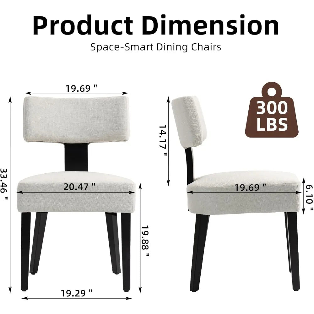Neet Designs Emporium HUANZHUANG Dining Chairs Set Of 2