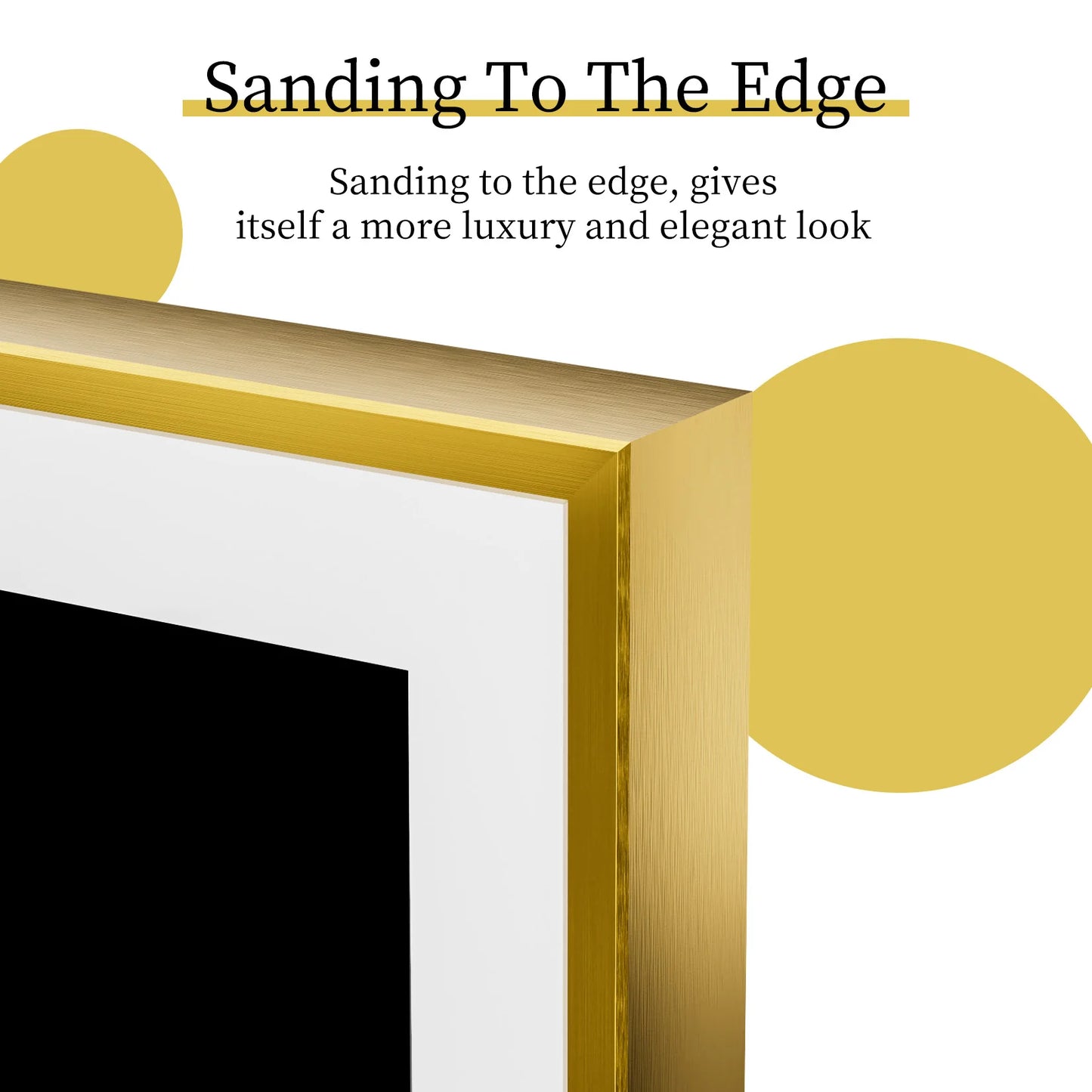 XMR LED Bathroom Vanity Mirror Gold Frame Front Lighted