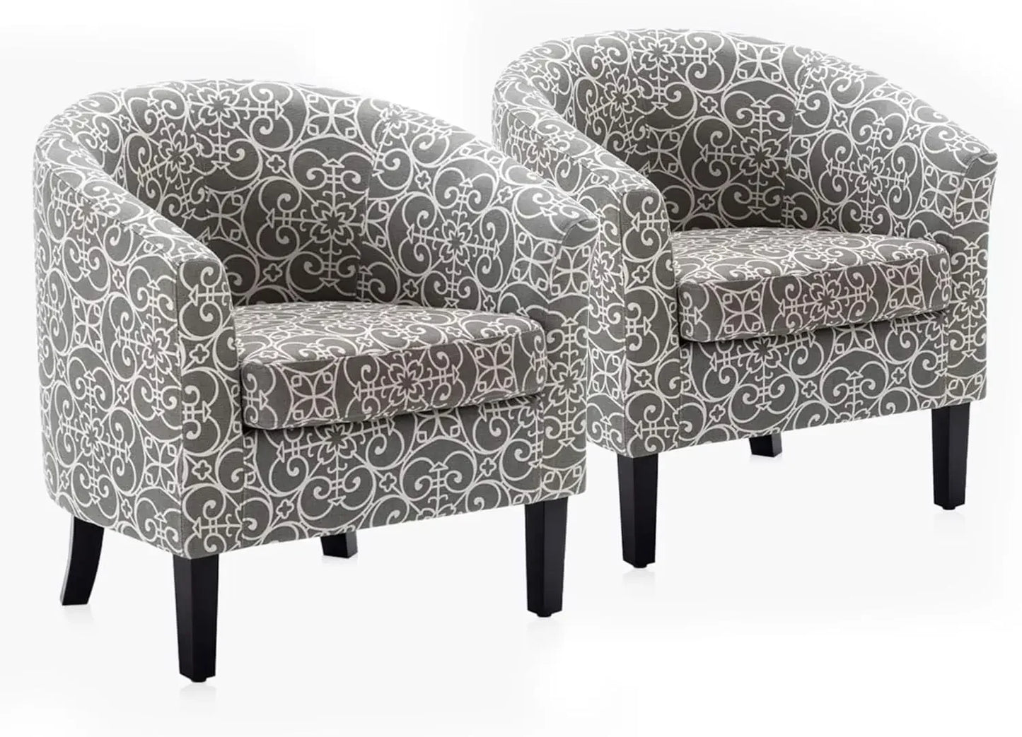 General Barrel Club Tub Accent Chairs For Living Room