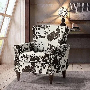 MKDK Modern Wingback Accent Chair Upholstered Armchair With Nailhead Trim
