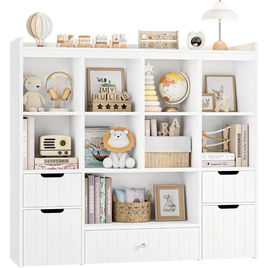 HORSTORS Kids Toy Storage Organizer With Removable Bins