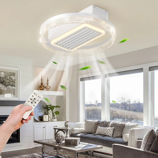 Hign-Concerned Ceiling Fan With Light Remote Control LED