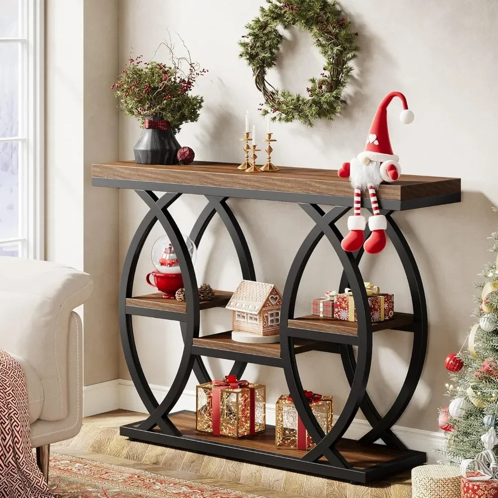 General Use Industrial Console Table 4 Tier Storage Shelves