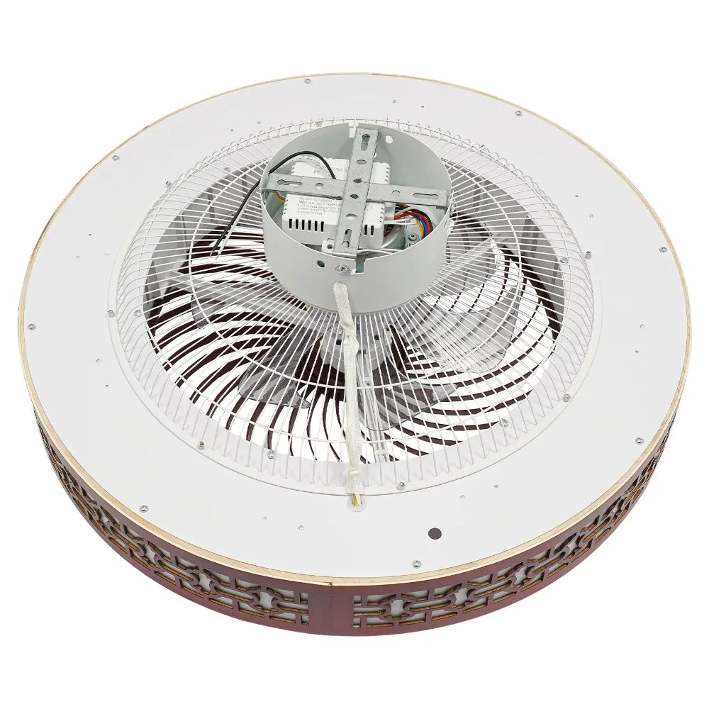Bymaocar Ceiling Fan With Light Remote Control LED Lighting