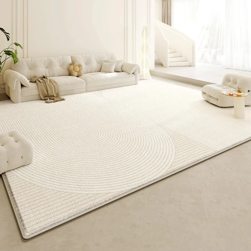 NONED Plush Wilton Area Rug For Living Room Soft Comfort