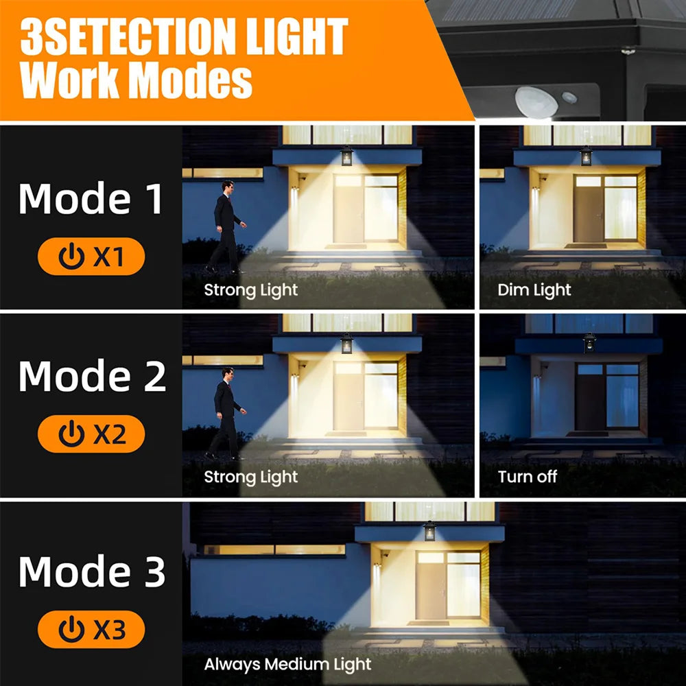 High-concerned Solar Wall Lamp Outdoor Waterproof Led Garden Light