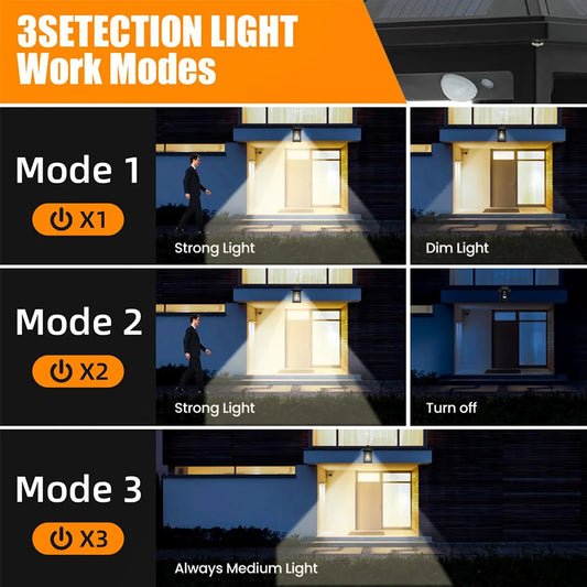 High-concerned Solar Wall Lamp Outdoor Waterproof Led Garden Light