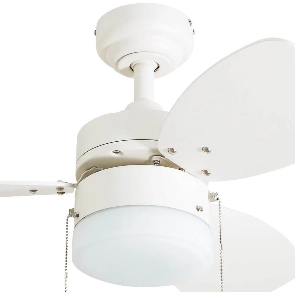XMSJ Indoor Ceiling Fan With Light Remote Control Quiet