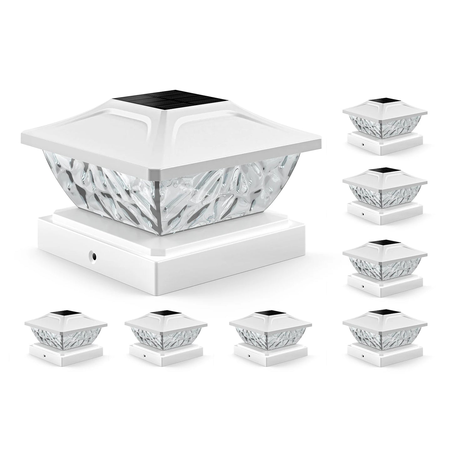 KPSTEK Solar Post Lights 2 Mode Bright Deck Garden Lighting