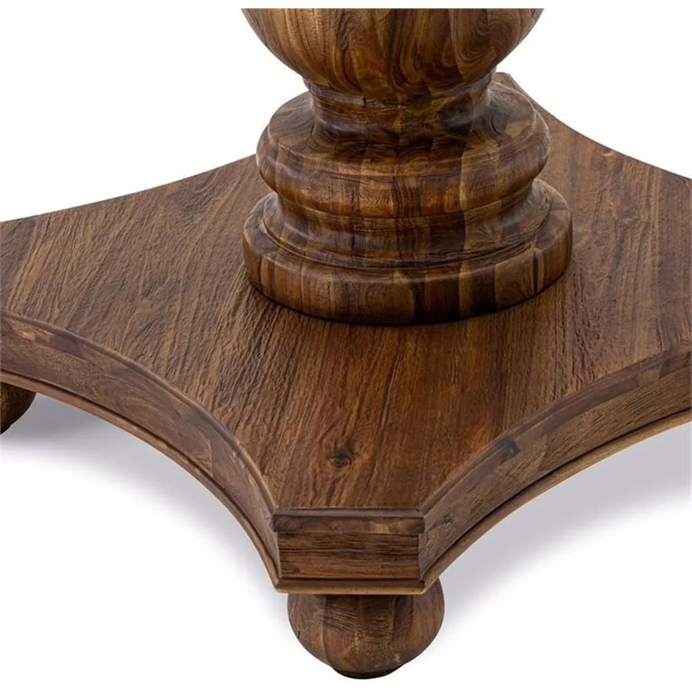 HUANZHUANG Ferris Modern Round Dining Table Pedestal Base