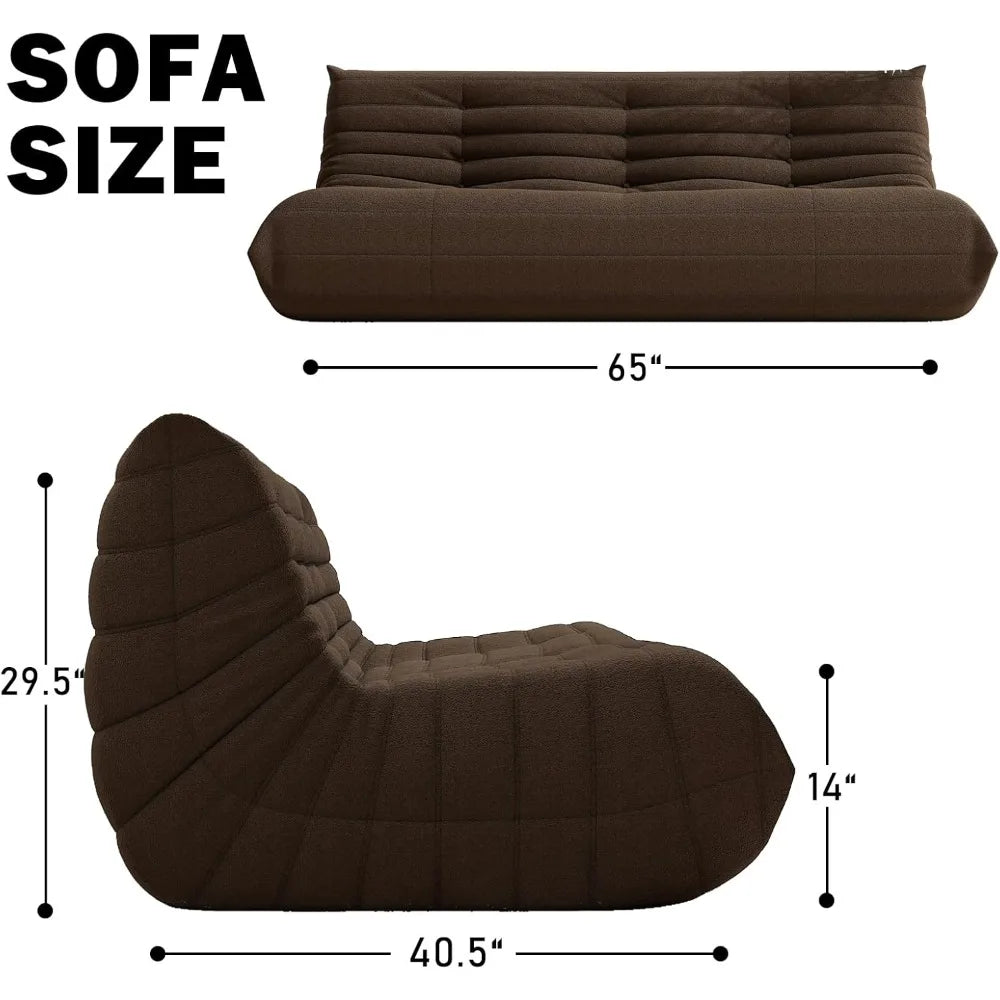 OEING Bean Bag Chair Sofa For Adults High Density Comfort