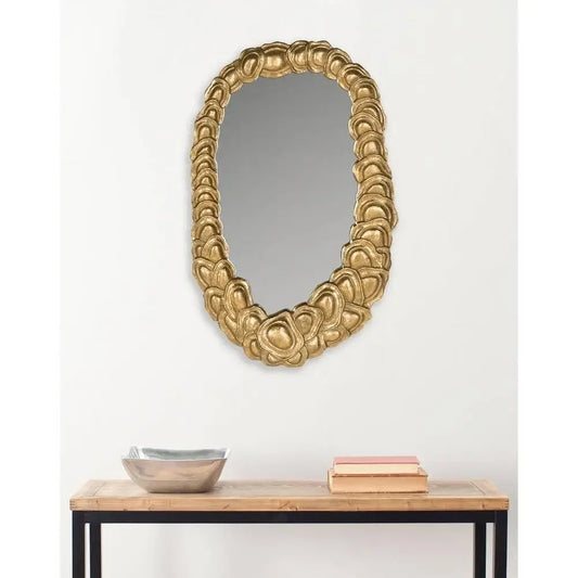 DUTRIEUX Contemporary Iron Flower Necklace Mirror Finish