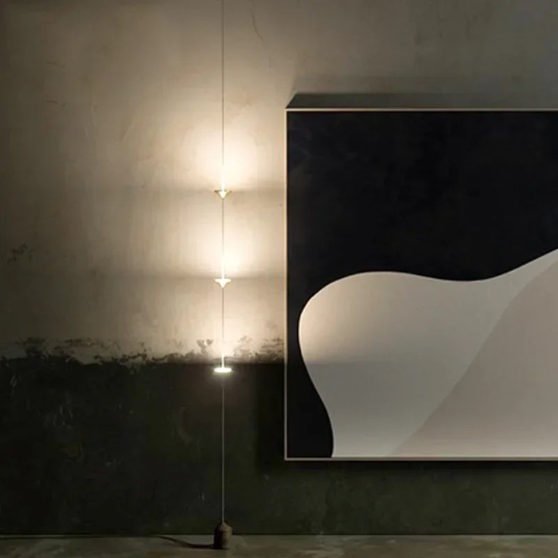 CCC 3 Heads Minimalist Floor Lamp for Living Room Hallway