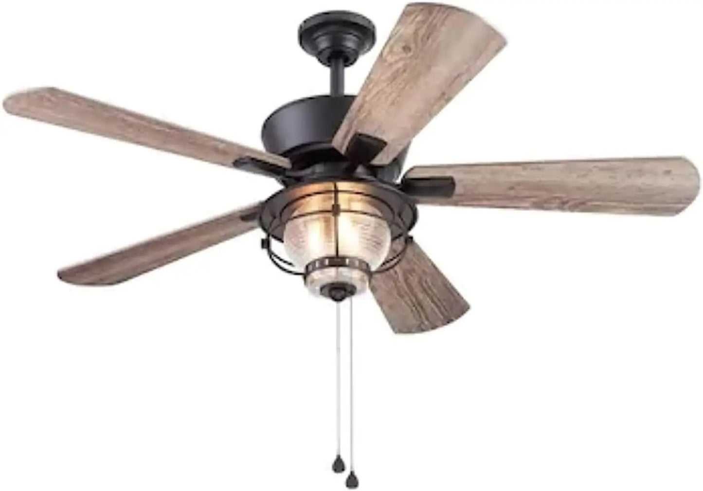 LED Indoor Outdoor Ceiling Fan With Light Kit Five Blade